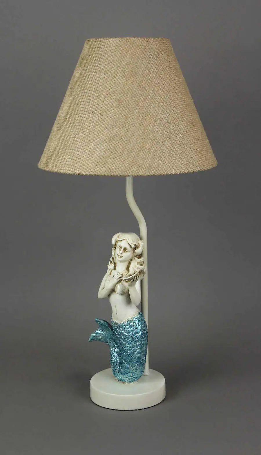 Zeckos Set Of 2 Blue Glitter Tail Mermaid Table Lamps Coastal Beach zeckos-set-of-2-blue-glitter-tail-mermaid-table-lamps-coastal-beach