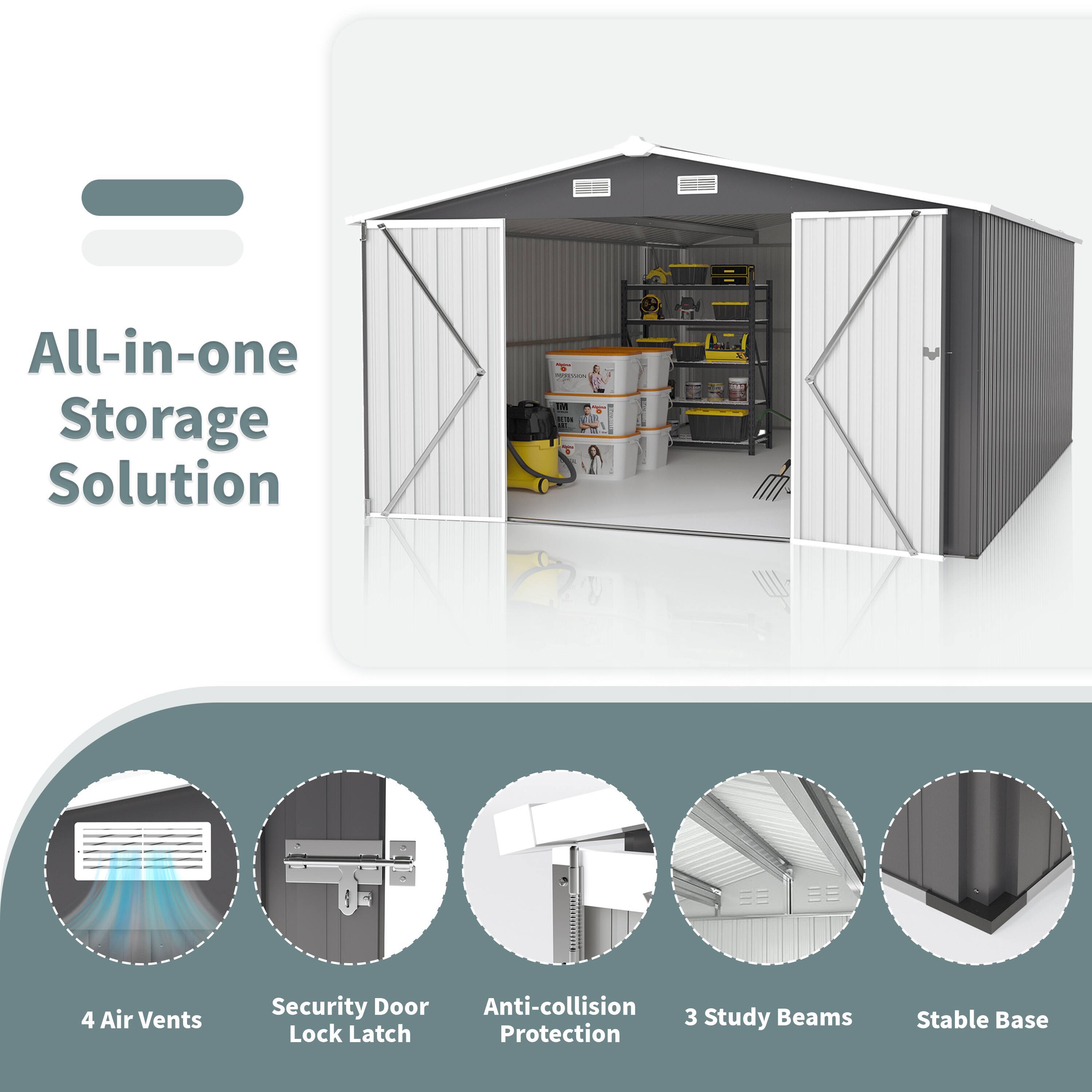 All-in-one Storage Solution

- 4 Air Vents
- Security Door Lock Latch
- Anti-collision Protection
- 3 Study Beams
- Stable Base