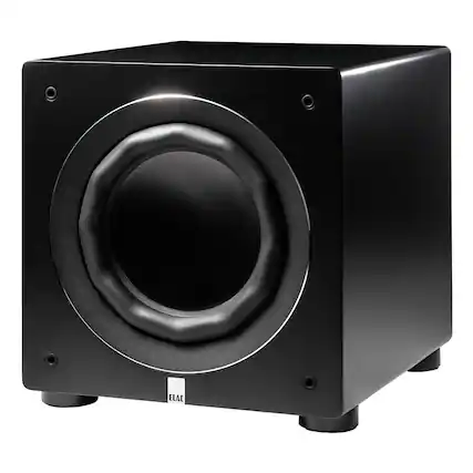 Front. ELAC - ELAC RS500 Varro Reference 10 Inch Smart Subwoofer - Each (Satin Black) - Black.