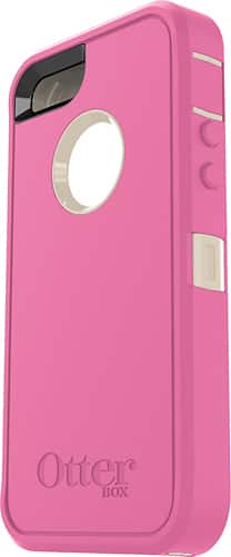 OtterBox - Defender Series Protective Cover for Apple iPhone SE - Pink - Larger Front