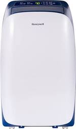 Honeywell - 450 Sq. Ft. Portable Air Conditioner - Blue/White - Front_Standard