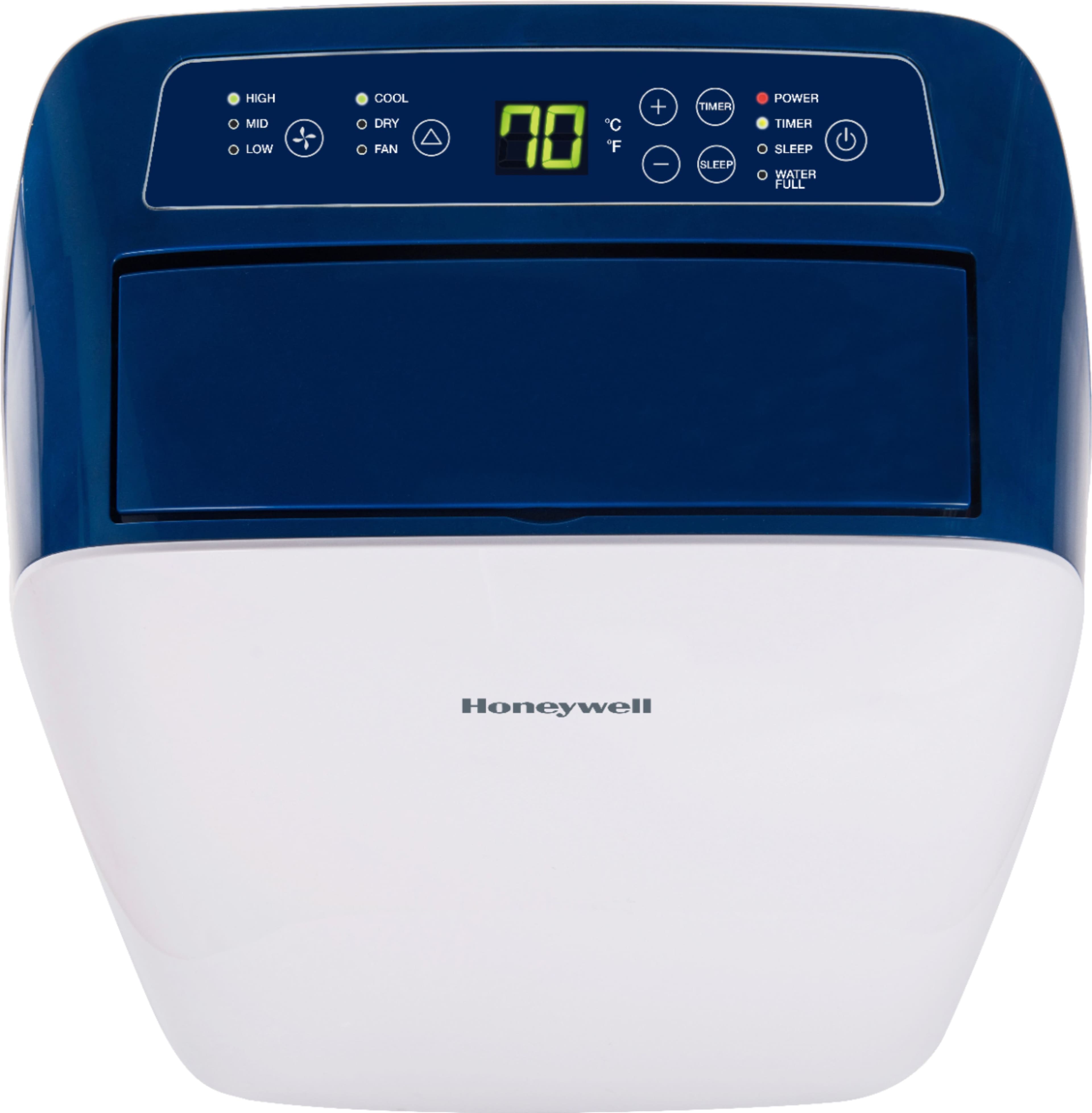 Alt View 11. Honeywell - 550 Sq. Ft. Portable Air Conditioner - Blue/White.