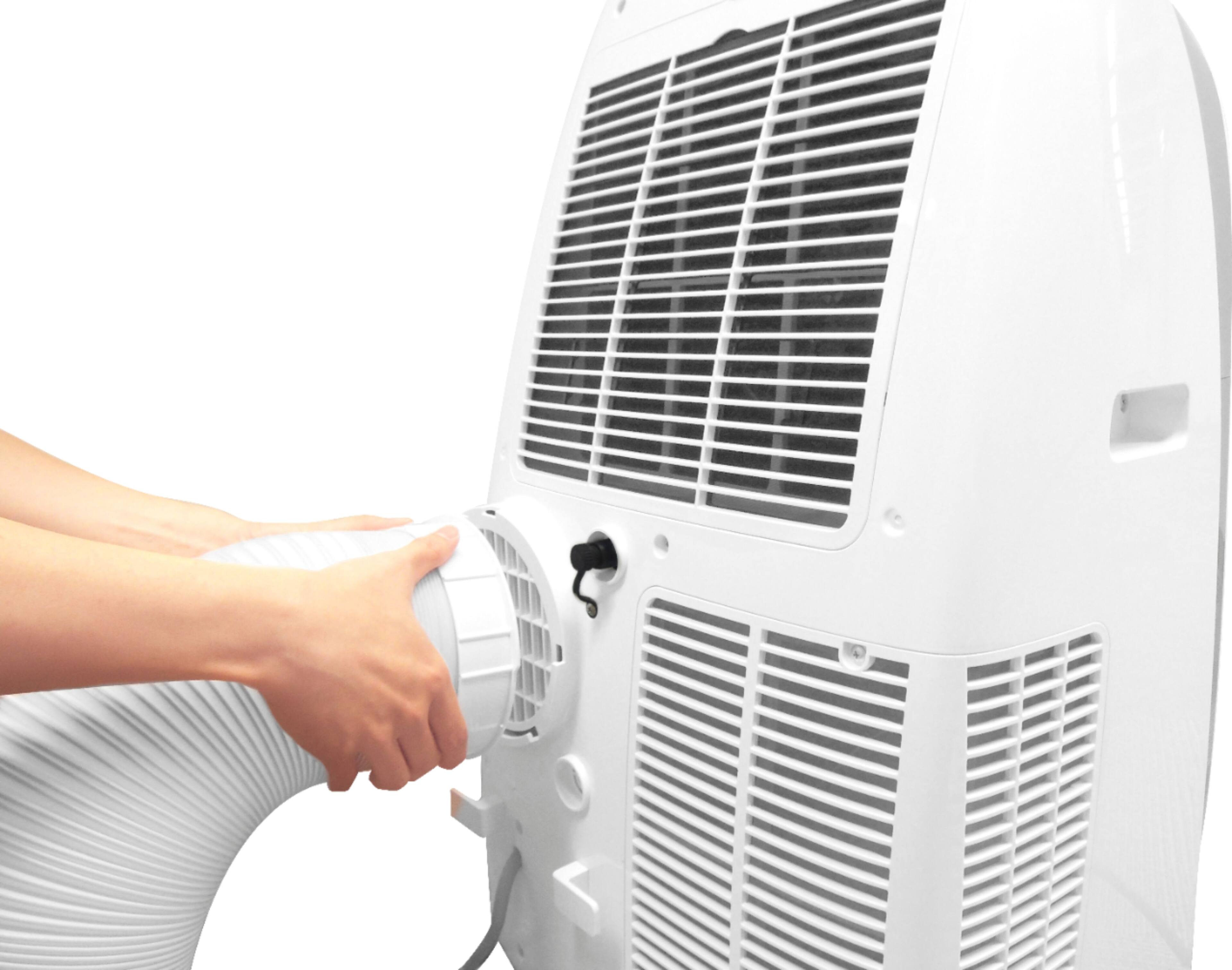 Alt View 19. Honeywell - 550 Sq. Ft. Portable Air Conditioner - Blue/White.