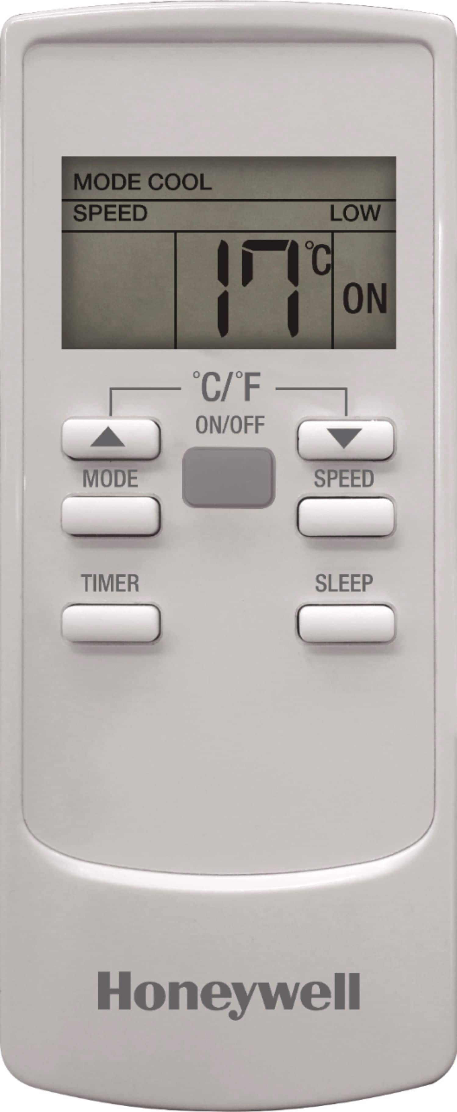 Remote Control. Honeywell - 550 Sq. Ft. Portable Air Conditioner - Blue/White.