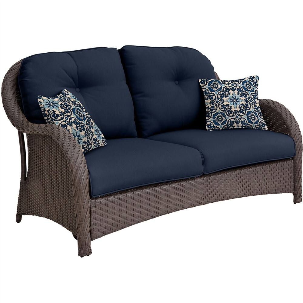 Best Buy Hanover Newport 6Piece Seating Set Navy Blue NEWPORT6PCNVY