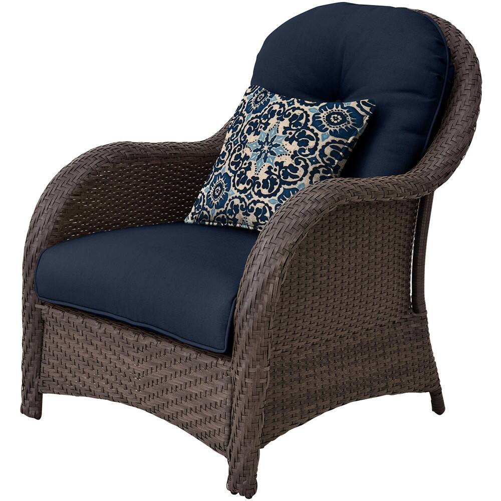 Best Buy Hanover Newport 6Piece Seating Set Navy Blue NEWPORT6PCNVY