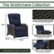 Alt View Zoom 12. Hanover - Strathmere Luxury Reclining Chair - Navy Blue.