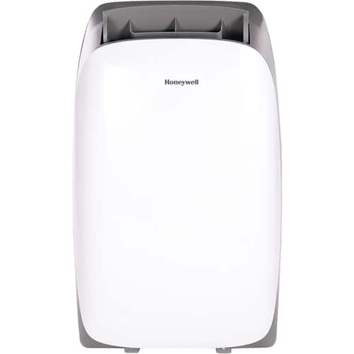 Honeywell - 14,000 BTU Portable Air Conditioner - Gray/White - Larger Front