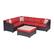 Angle. Hanover - Metropolitan Seating Set (5-Piece) - Autumn Berry.