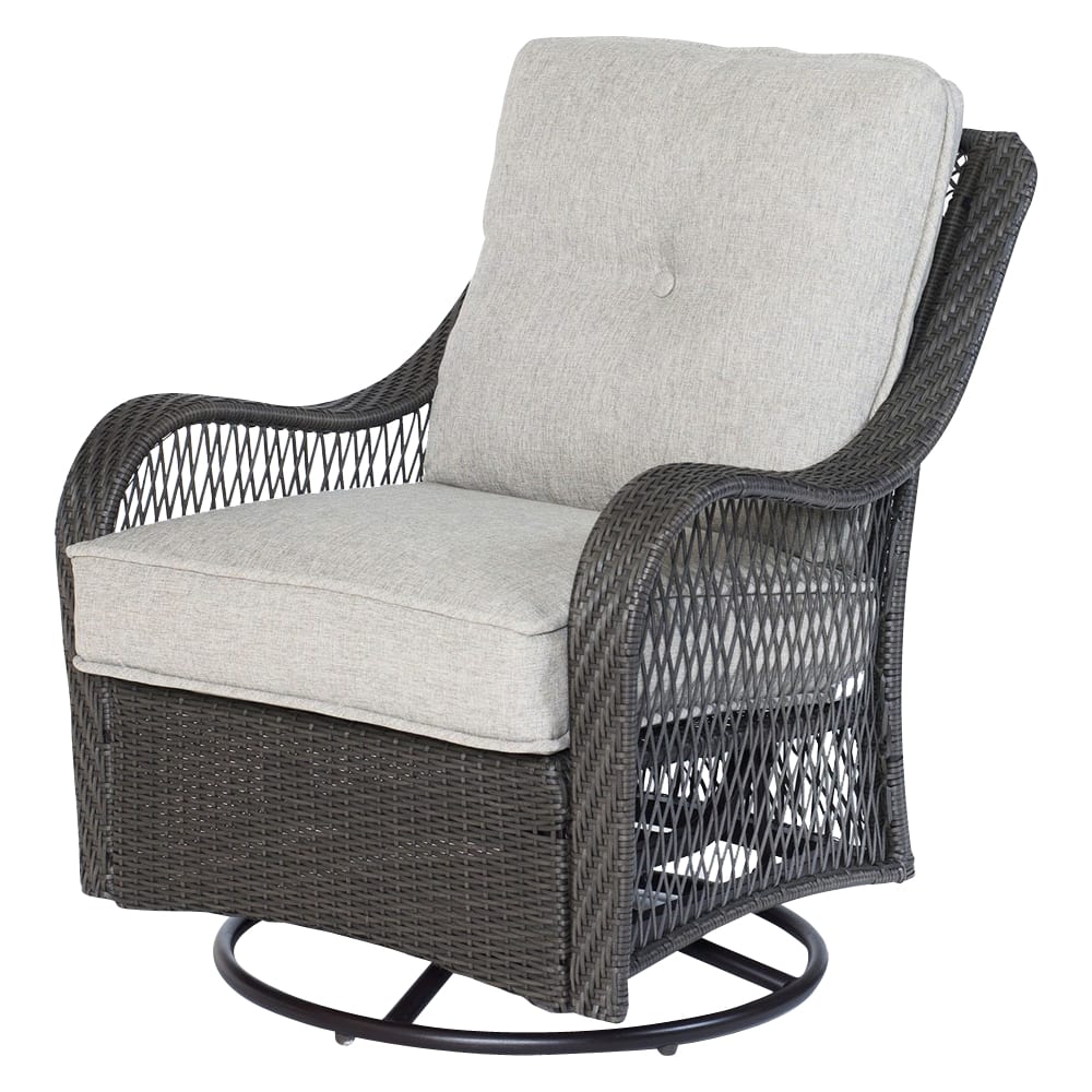 Best Buy: Hanover Orleans 3-Piece Seating Set Grey, Silver Lining ...