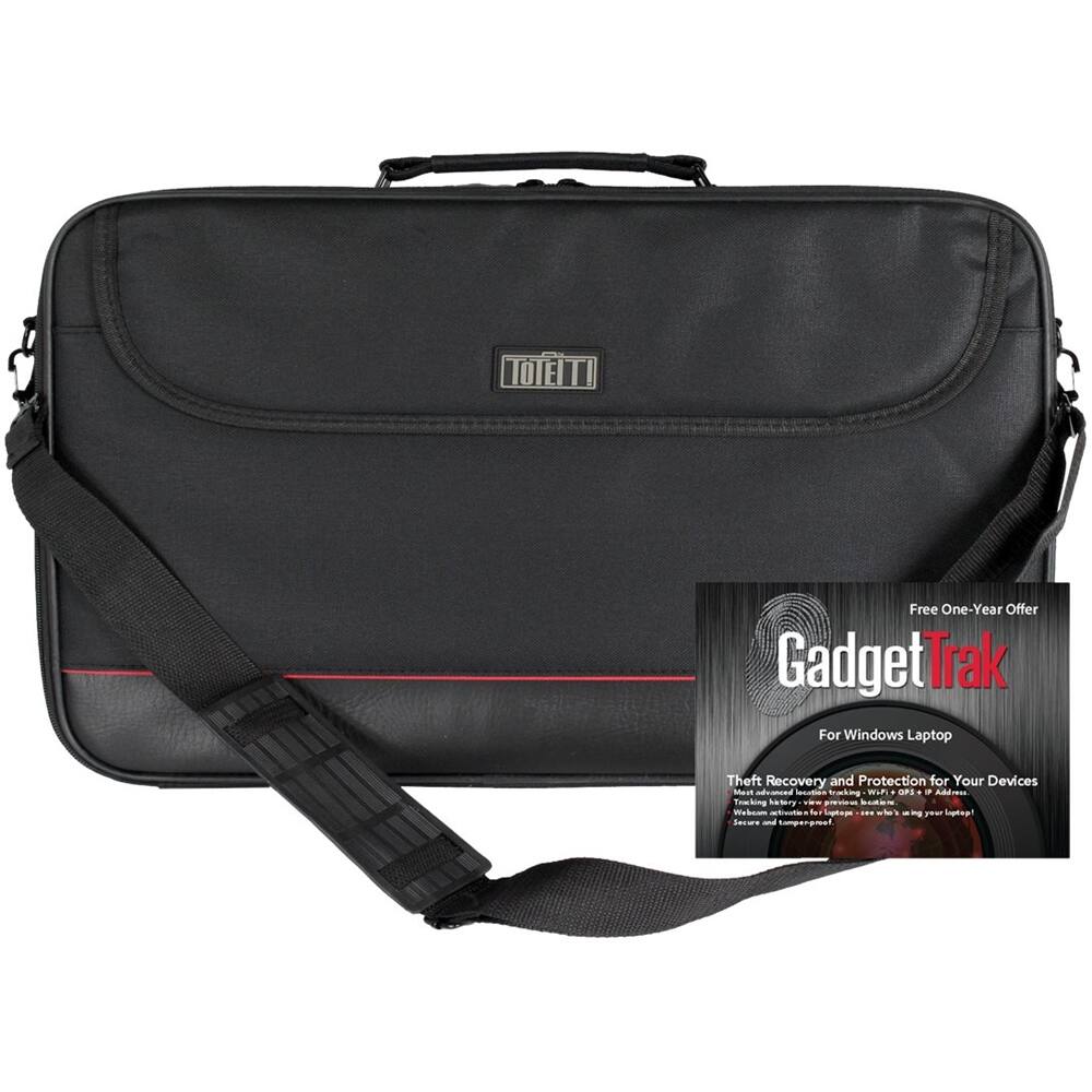 Front. ToteIt! - Laptop Case - Black.