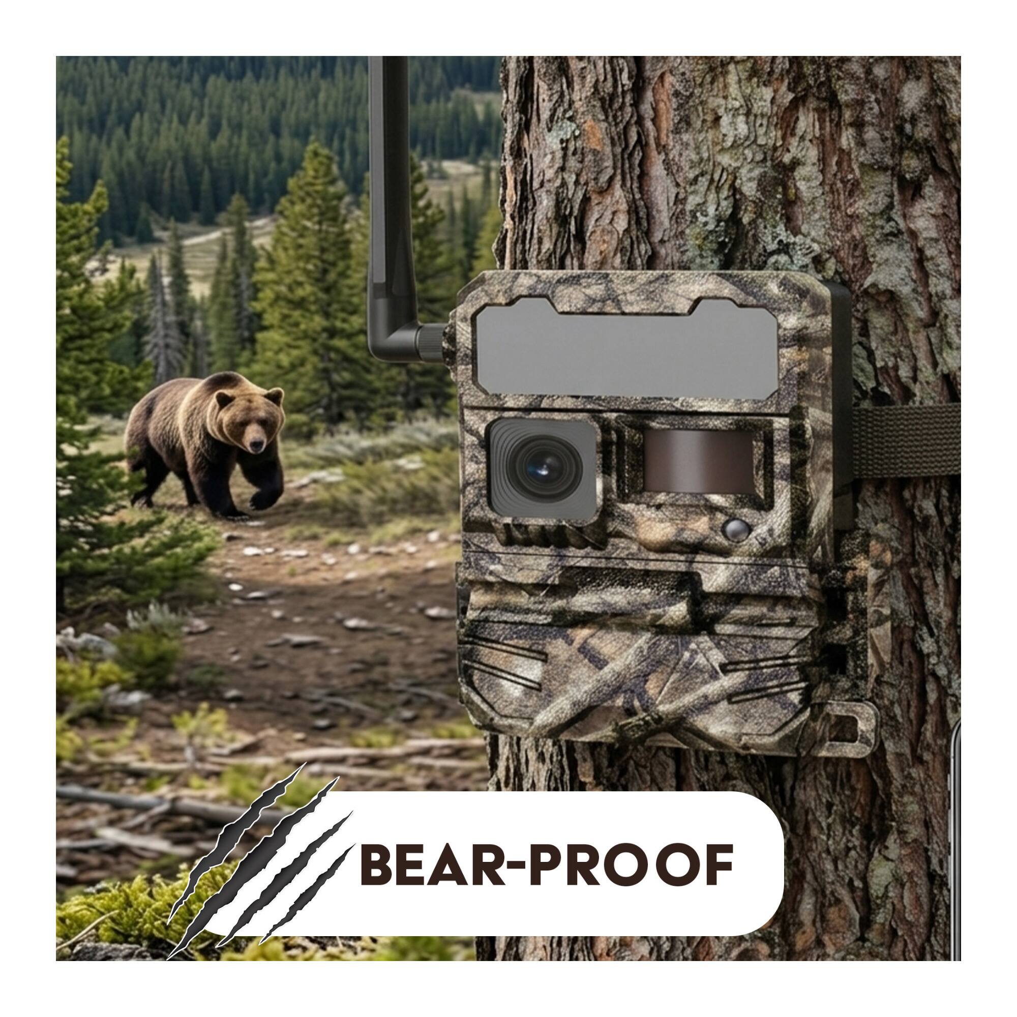 Left. Yellowstone - Yellowstone Y2 Trail Camera Bundle with Battery, Card Reader, and Accessories.