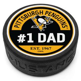Mustang Drinkware - Pittsburgh Penguins #1 Dad Puck - Multicolor
