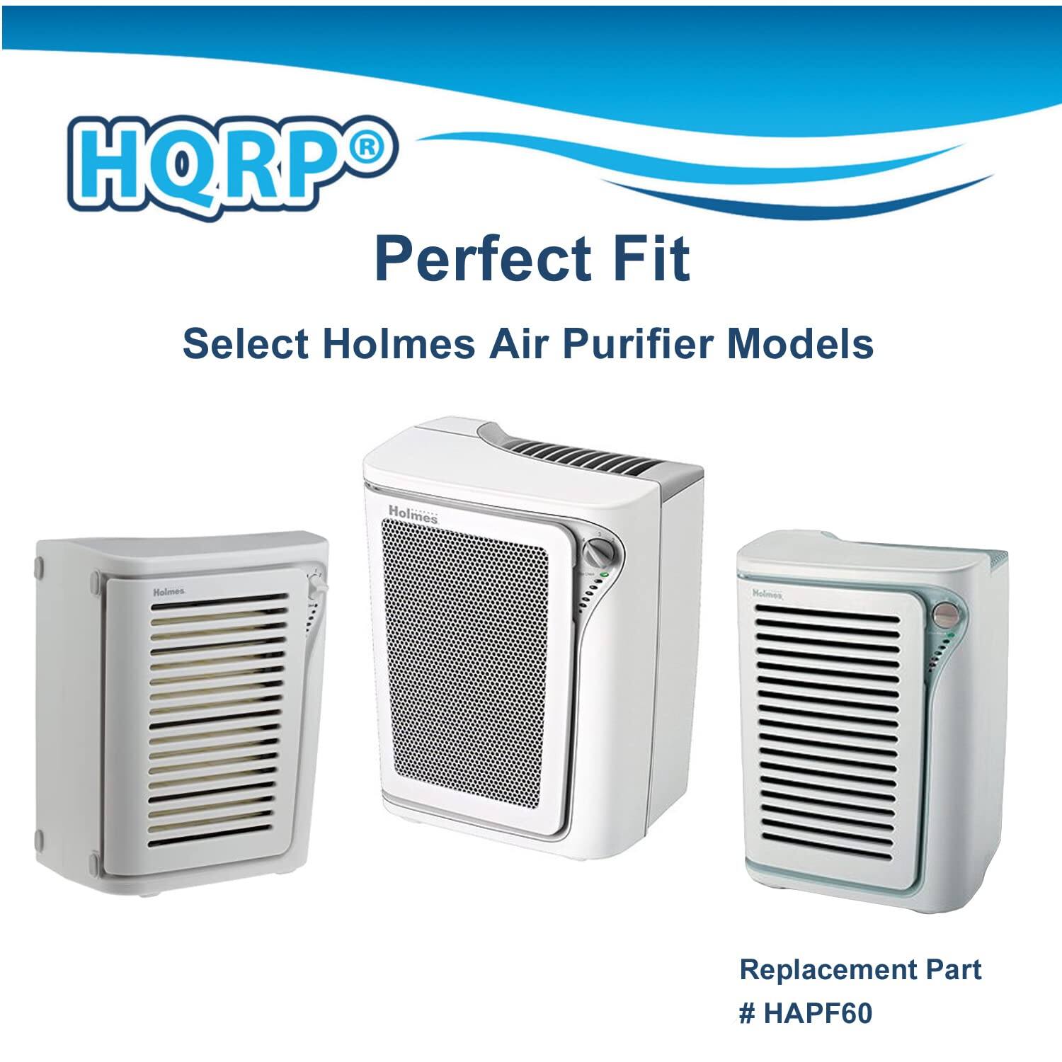 HQRP Perfect Fit Select Holmes Air Purifier Models Holmes Helmes Replacement Part # HAPF60