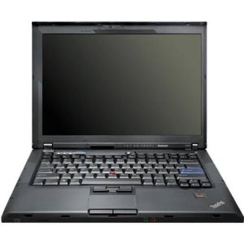 Front Standard. Lenovo - 14" ThinkPad Notebook - 2 GB Memory - 160 GB Hard Drive - Black.