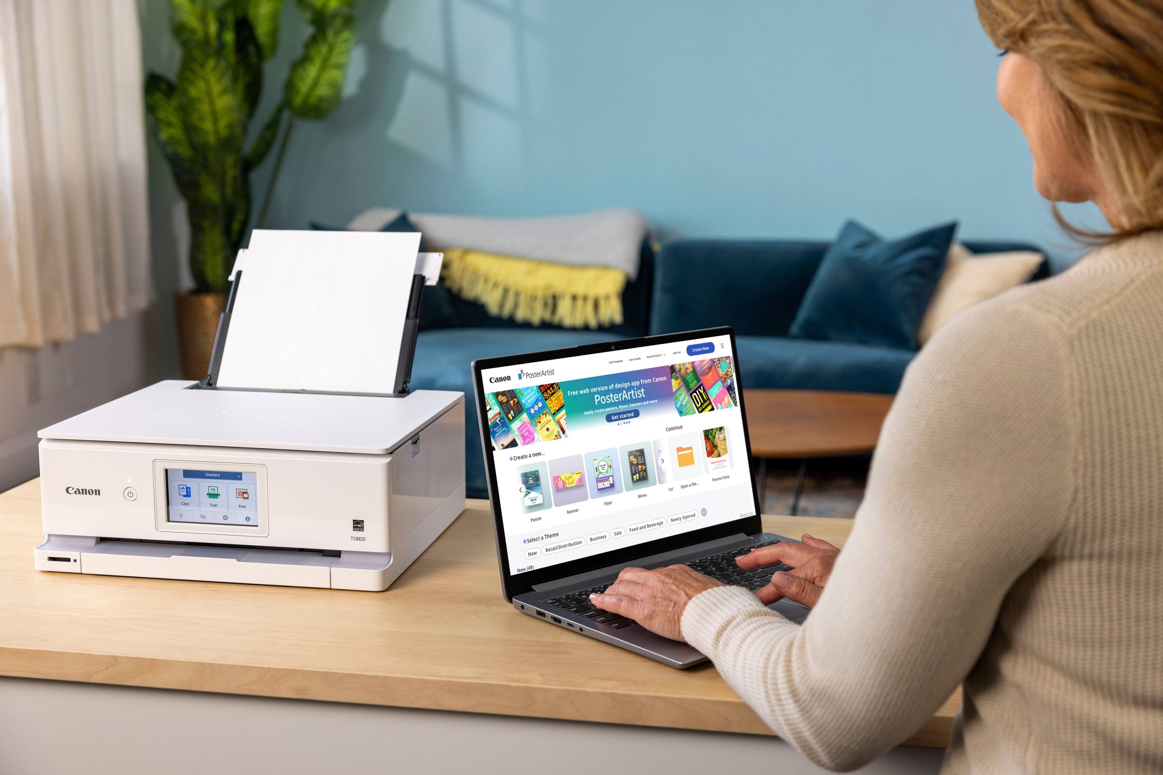 I am using Canon PosterArtist Lite on my laptop.