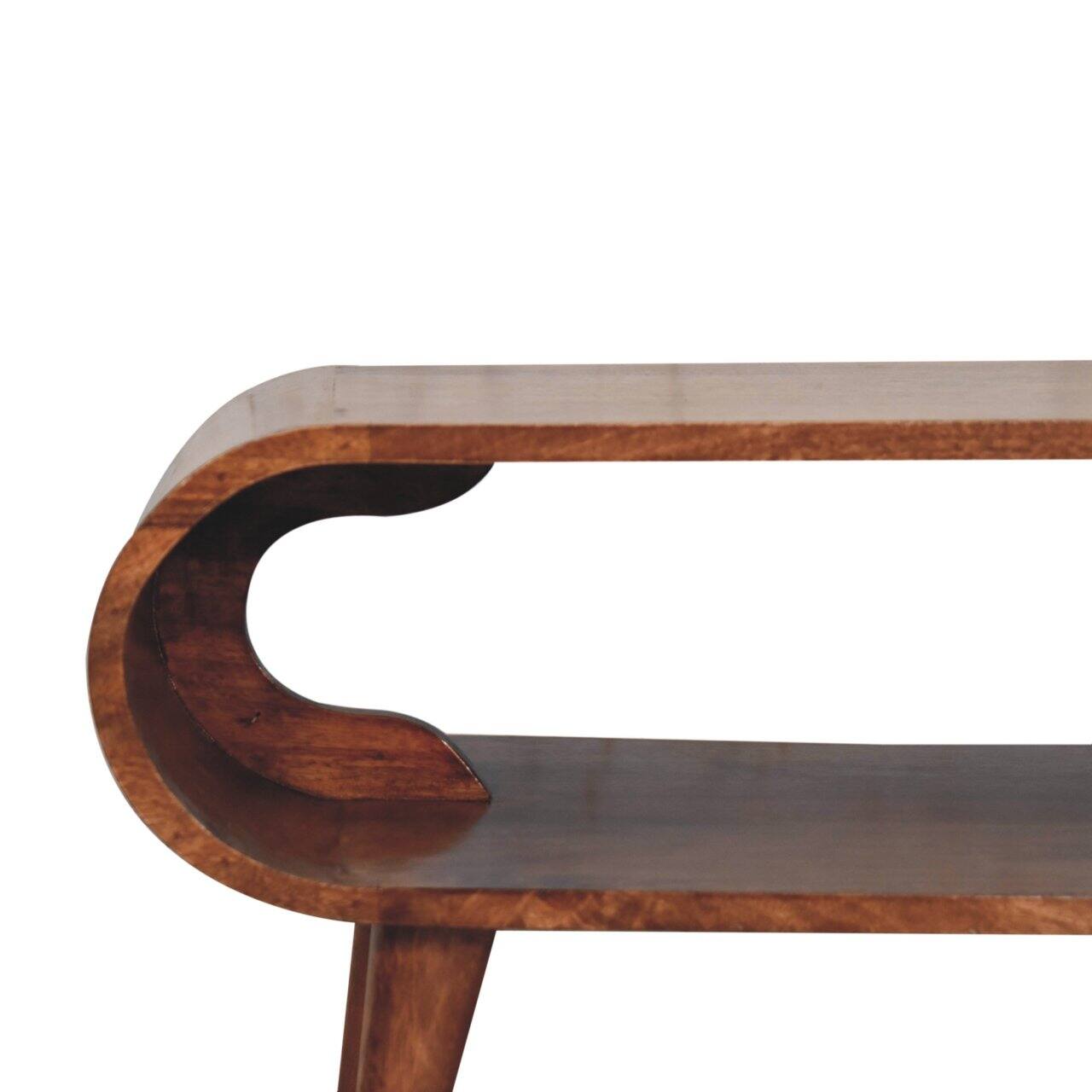 Alt View 1. Artisan Furniture - Artisan Furniture Solid Wood Amaya Nordic Style Honey Caramel Coffee Table, Light Brown - Brown.