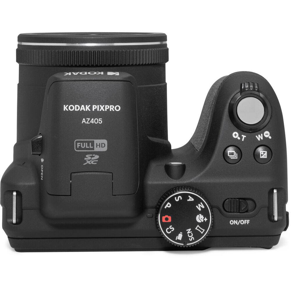 KODAK PIXPRO  
AZ405  
FULL HD  
XC  

P S A W  
ON/OFF  

Q.T W  
SCN I O.T + we T W V