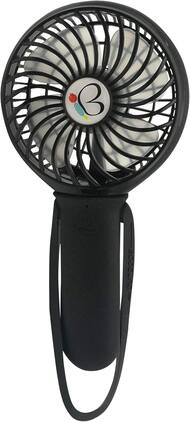 BuggyGear - 3-Speed Turbo Fan and Flashlight - Black/Black