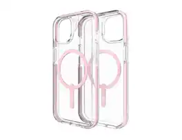 ZAGG - Picadilly Snap Case for iPhone 15/14/13 - Clear & Pink