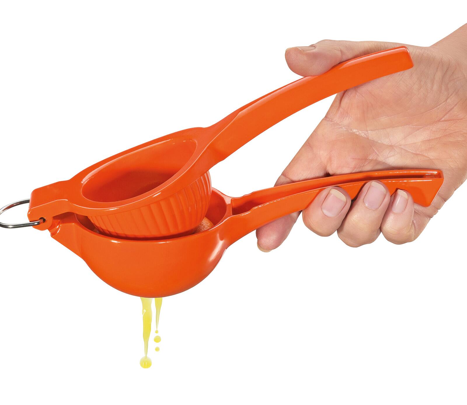 Alt View 2. Cilio - Aluminum Arancia Orange Squeezer, Orange - Orange.