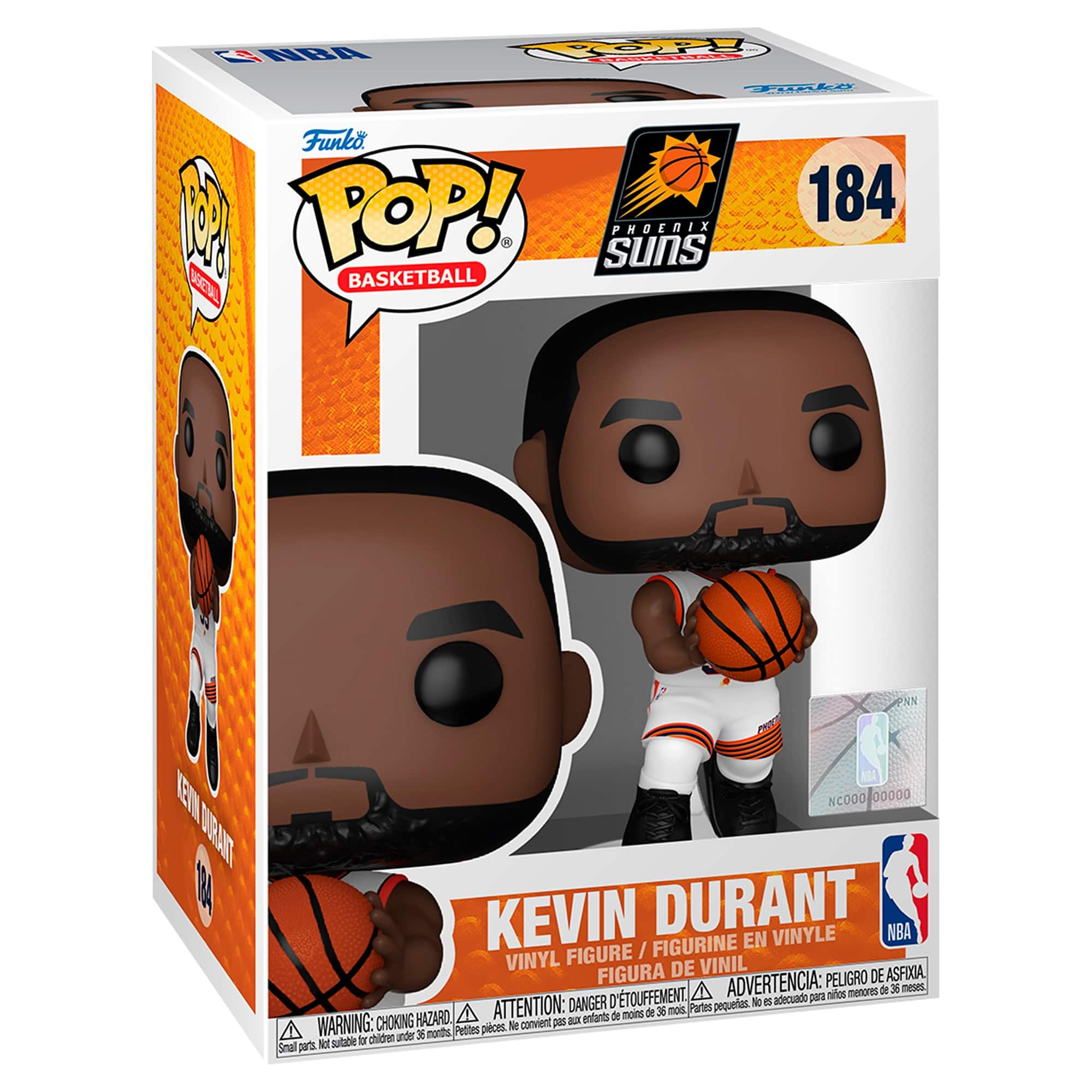 Photos - Action Figures / Transformers Funko  Kevin Durant Phoenix Suns #184 Pop! Vinyl Figure - Multicolor 201070119 