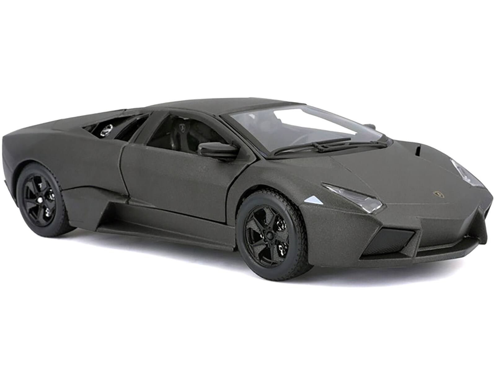 Left. Bburago - Lamborghini Reventon Grey 1/24 Diecast Model Car by Bburago - Grey.
