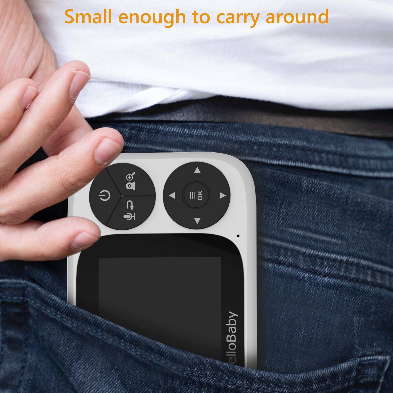 Small enough to carry around, elloBaby