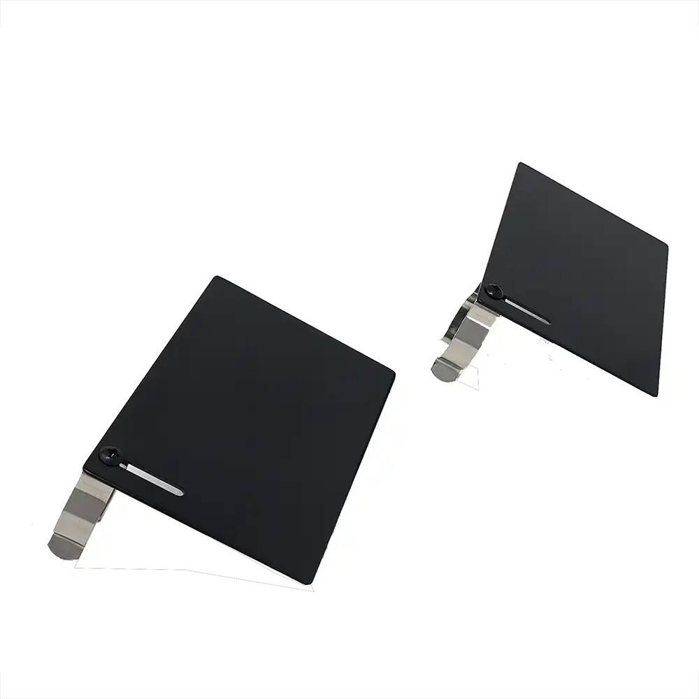 Left. Microvisor - Side Panel for Retractable Extension Hood For Microwave Over The Range - Black.