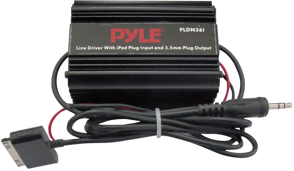Pyle - Stereo Audio Ground Loop Isolator - 6 Volt Audio Line Driver Buzzing Humming Hissing Noise Filter Eliminator