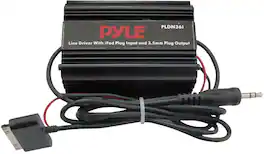 Pyle - Stereo Audio Ground Loop Isolator - 6 Volt Audio Line Driver Buzzing Humming Hissing Noise Filter Eliminator