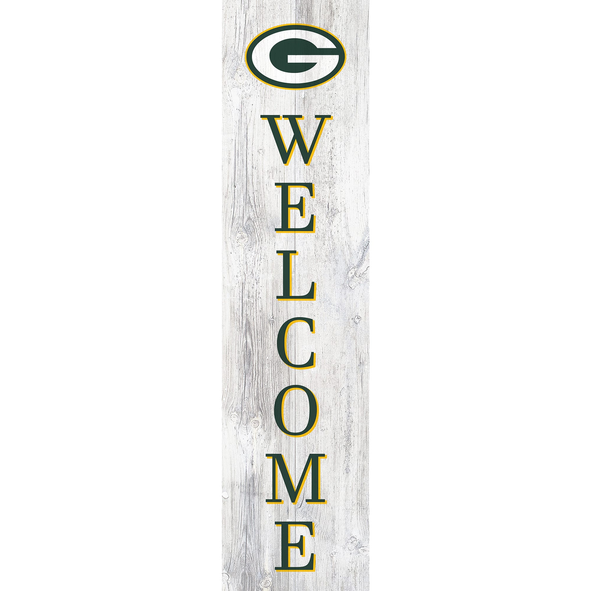 Fan Creations - Green Bay Packers 48'' Welcome Leaner - Multicolor