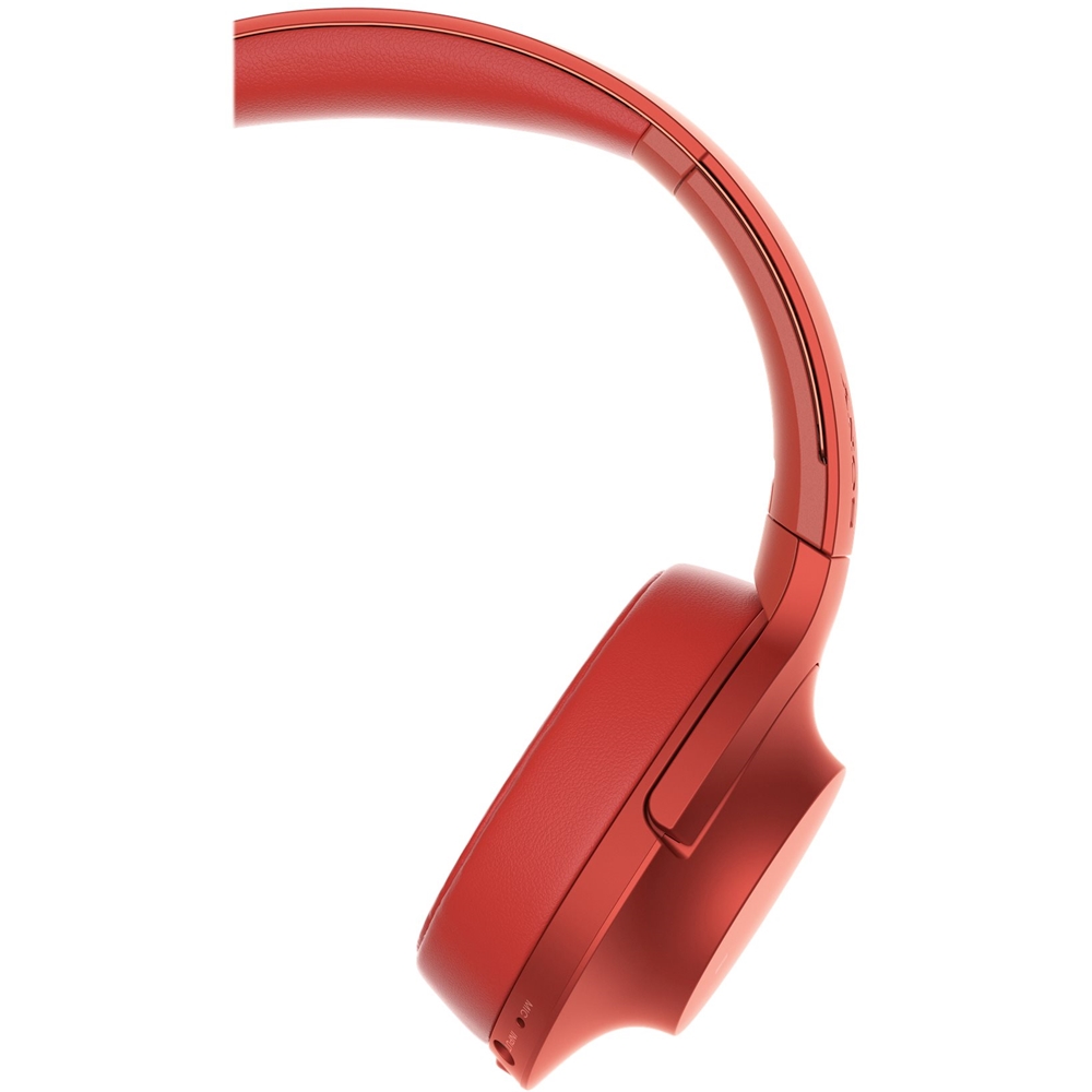 Best Buy: Sony h.ear MDR-100ABN Over-the-Ear Wireless Headphones Cinnabar  red MDR100ABN/R