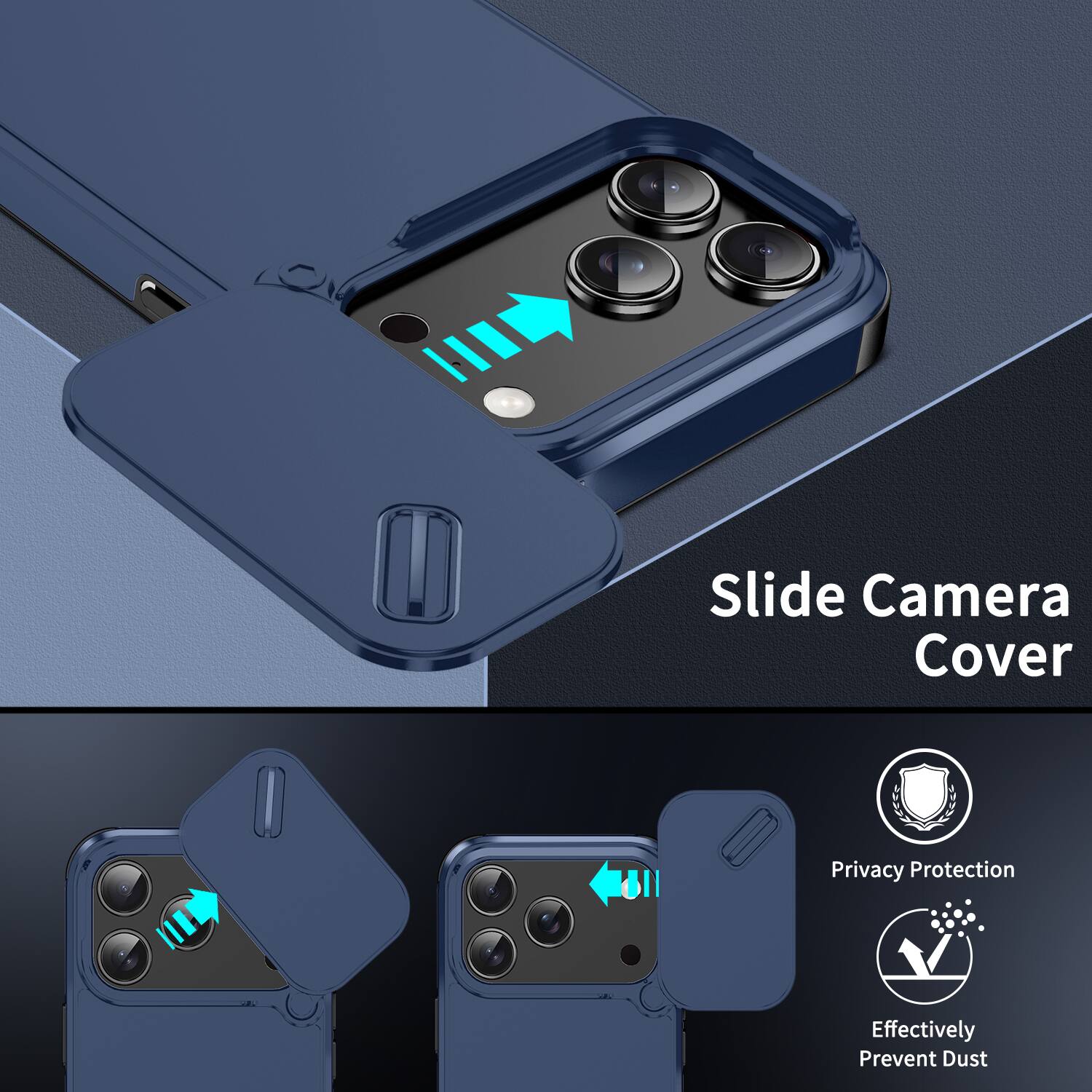 Slide Camera Cover

Privacy Protection

Effectively Prevent Dust