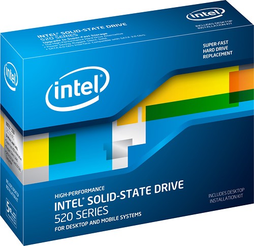  Intel - Cherryville 520 240 GB 2.5&quot; Internal Solid State Drive - 1 Pack