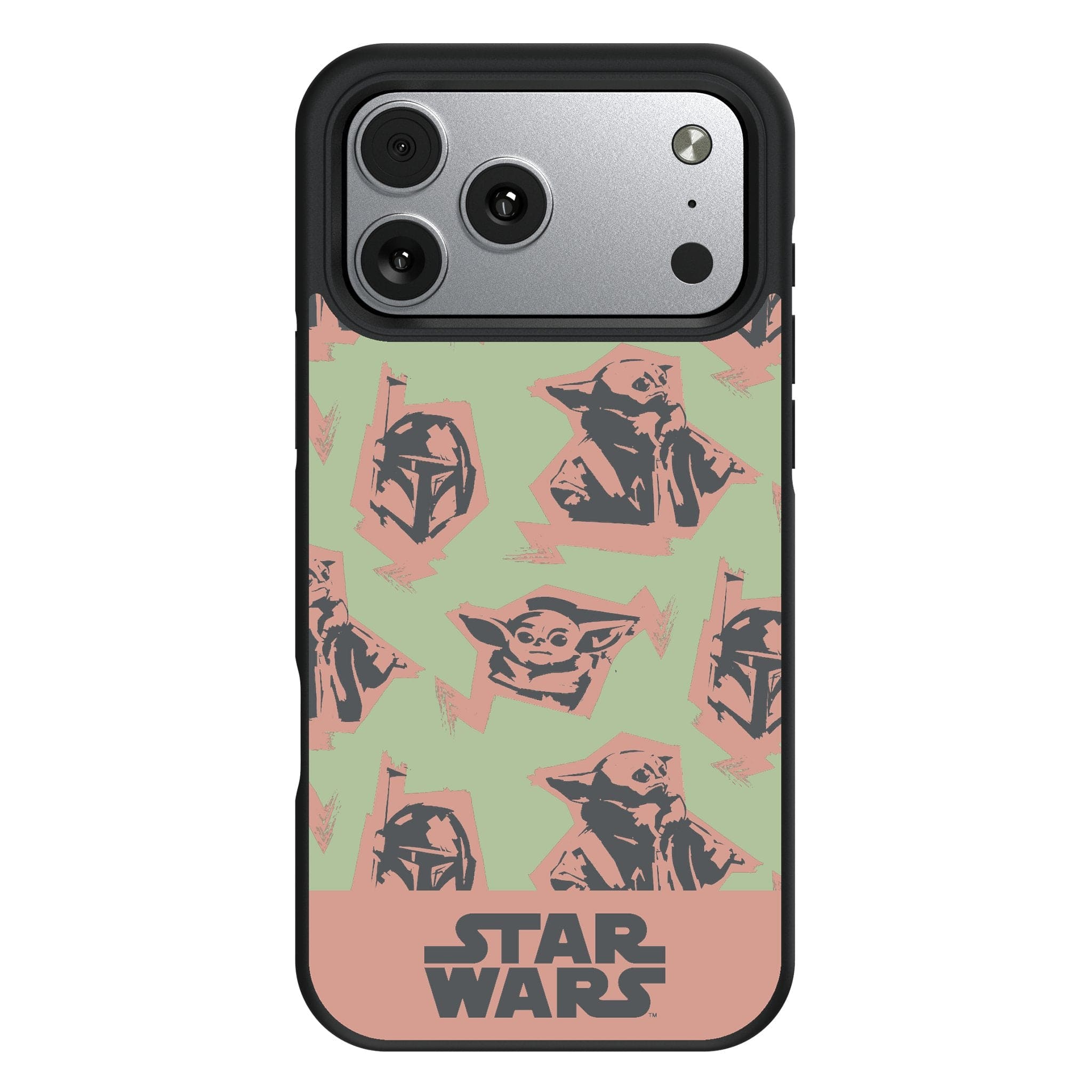 Keyscaper Star Wars: The Mandalorian Pattern Bump Phone Case Apple