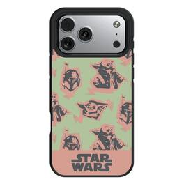 Keyscaper - Star Wars: The Mandalorian Pattern Bump Phone Case - Apple iPhone 17 Pro Max - Grogu
