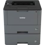 Front Zoom. Brother - HL-L5200DWT Wireless Black-and-White Laser Printer - Gray.