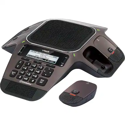 Angle. VTech - VCS754 Conference Phone - Gun Metal.