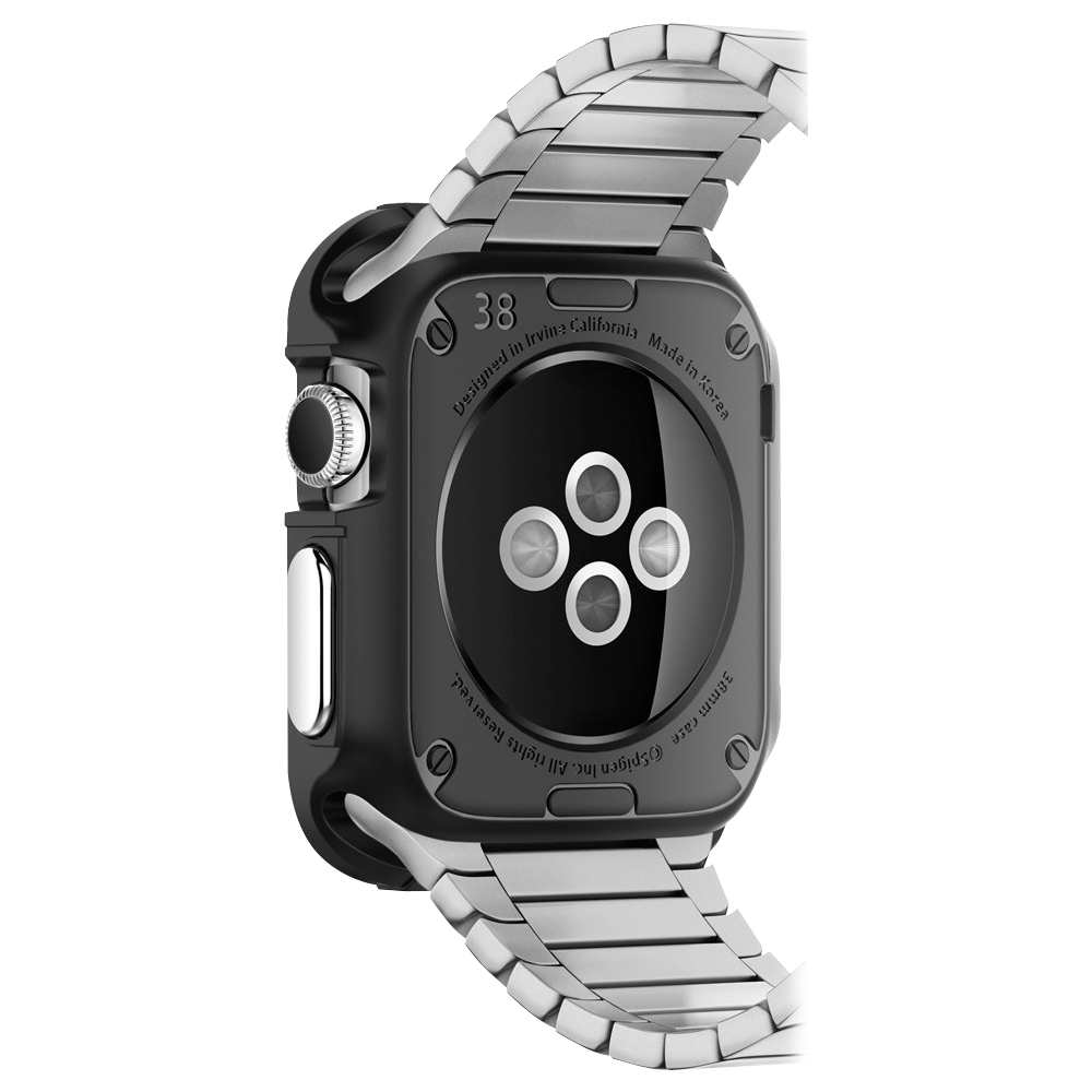 Best Buy: Spigen Apple Watch Case Rugged Armor Bumper (42mm) Black SGP11496