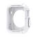 Left. Spigen - Apple Watch Case Rugged Armor (38mm) - White.