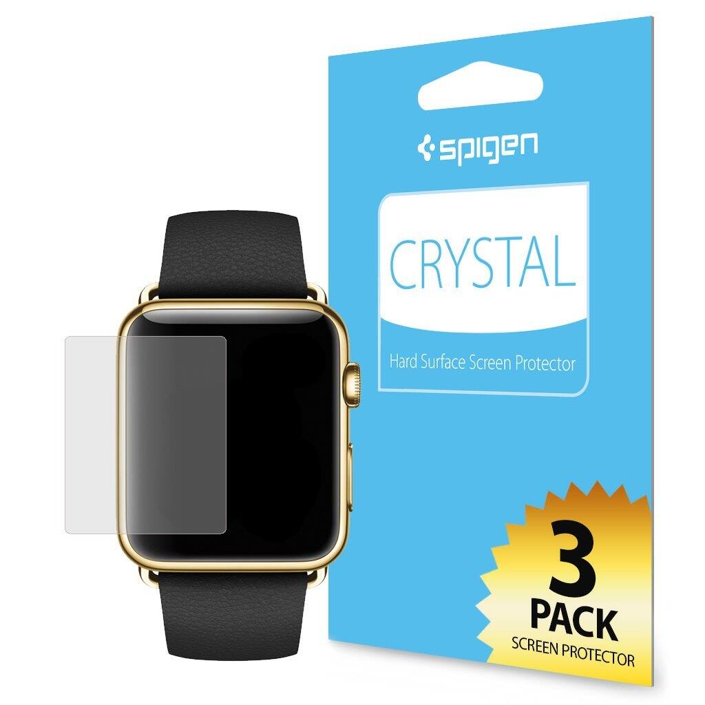 Spigen Crystal Screen Protector for Apple Watch 42mm (3 pack