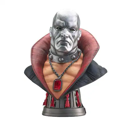 Front. G.I. Joe - GI Joe Legends Destro 10 Inch Resin Bust - Red.