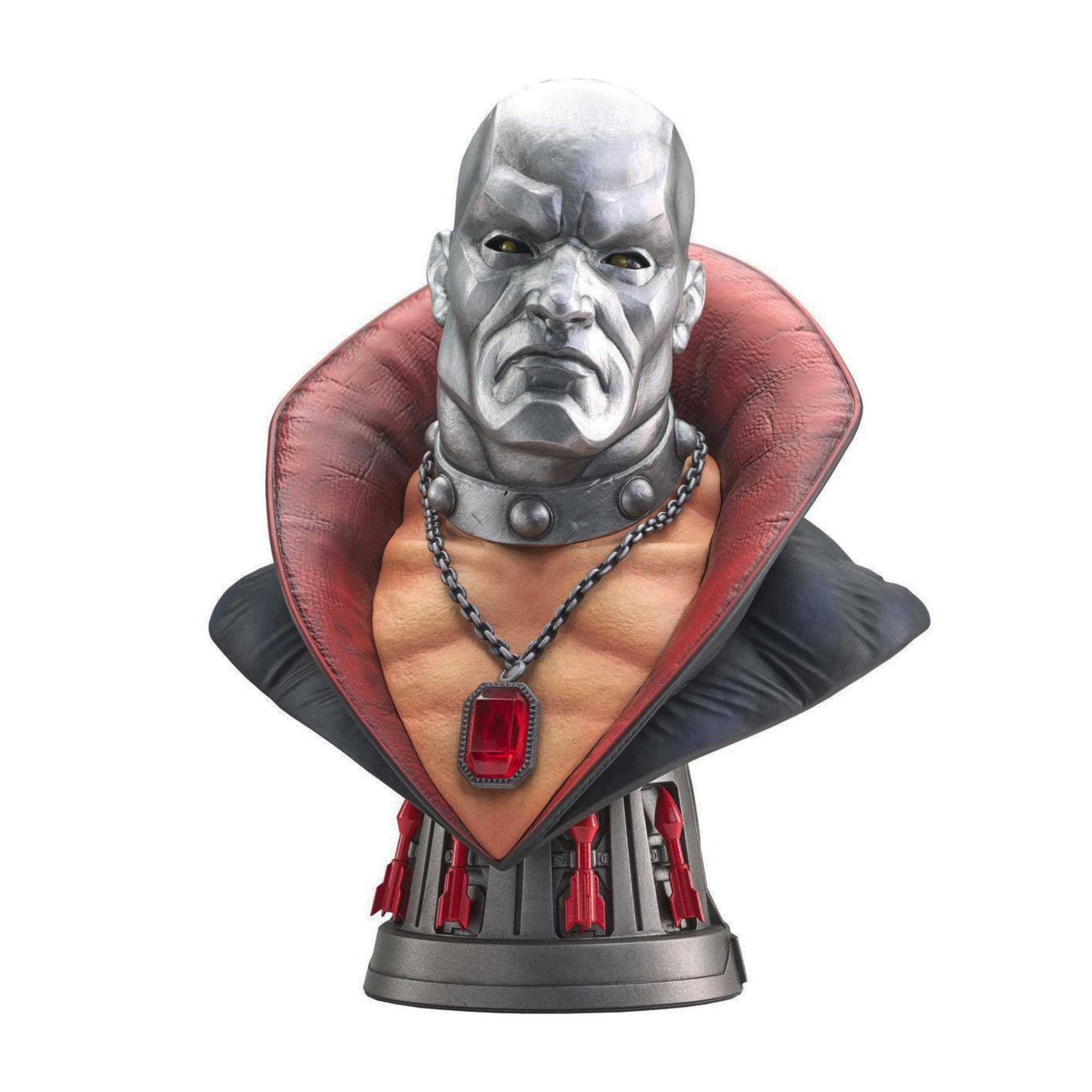 Front. G.I. Joe - GI Joe Legends Destro 10 Inch Resin Bust - Red.