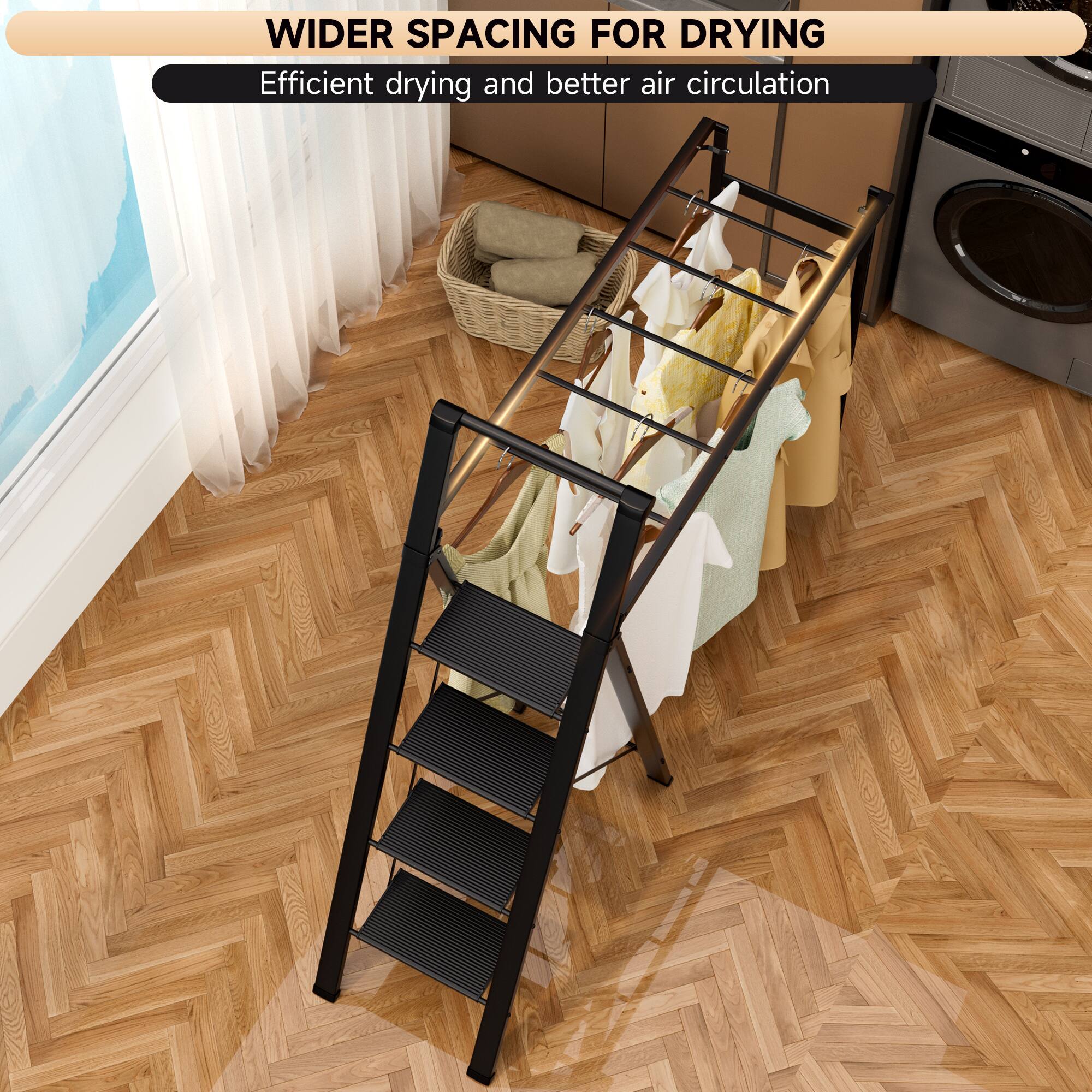 WIDER SPACING FOR DRYING  
Efficient drying and better air circulation