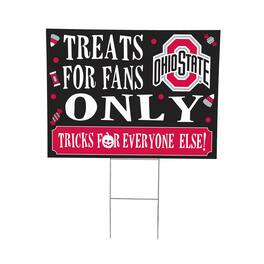 Evergreen Enterprises - Ohio State Buckeyes 18" x 24" Halloween Treats Outdoor Yard Sign - Multicolor