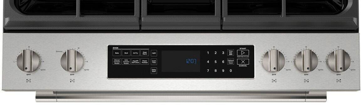 The text on the image reads:

"1 2 3 4 5 6 7 8 9 0 Cancel & Off 1 2 3 4 5 6 7 8 9 0 Start 1 2 3 4 5 6 7 8 9 0"

This text is likely related to the control panel of an oven, with buttons for different functions such as start, cancel, and off. The numbers on the buttons may correspond to specific settings or options for the oven.