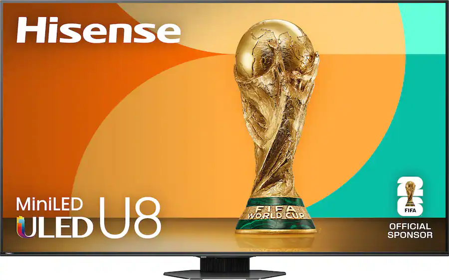 Hisense - 75" Class U8 Series MiniLED QLED UHD 4K HDR Smart Google TV (2025)