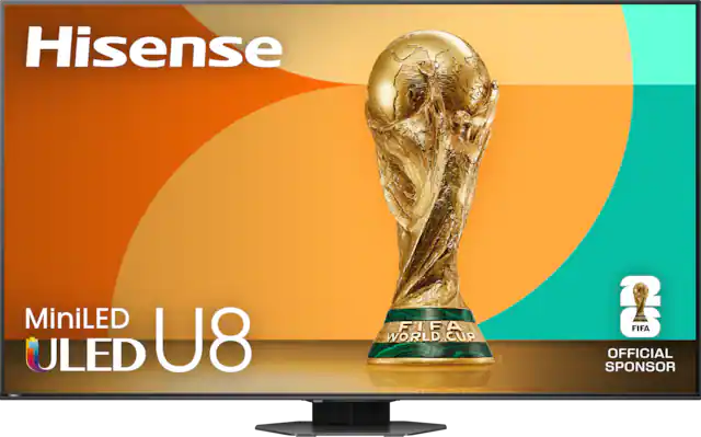 Hisense MiniLED ULED U8
FIFA WORLD CUP™
OFFICIAL SPONSOR
