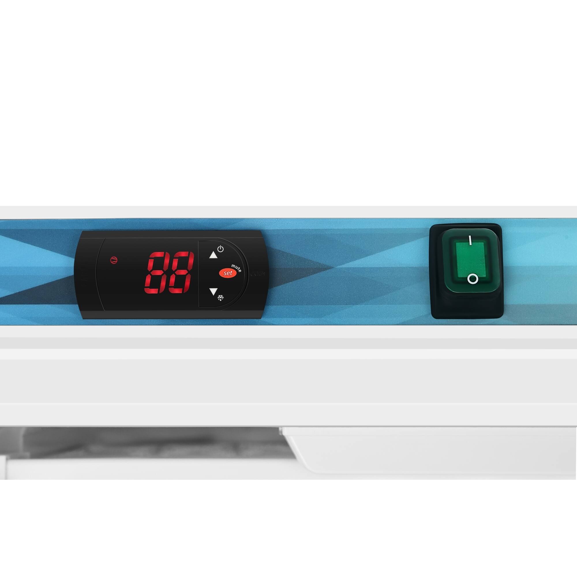 Alt View 7. Koolmore - 21 Cu. ft. Commercial Reach-in Freezer in White Manual Defrost (KM-FMD20WH) - White.